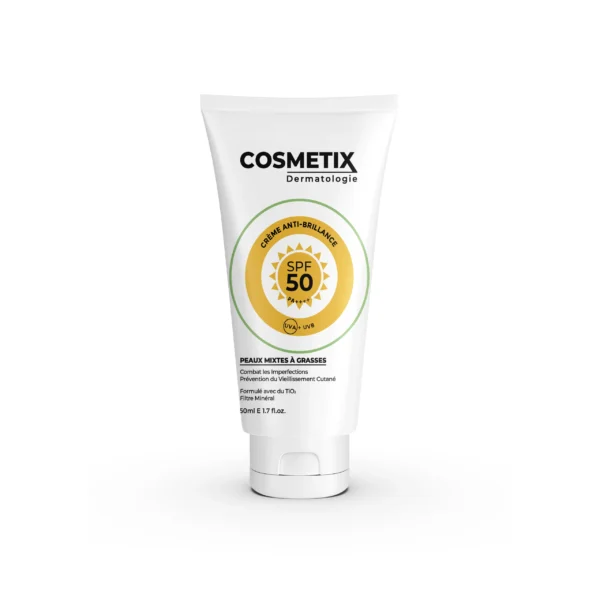 COSMETIX Crème Anti-Brillance Soin 2X1 SPF50+