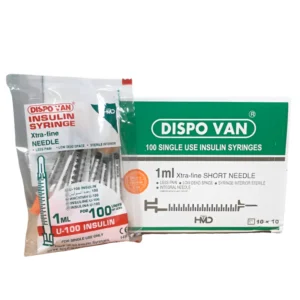 DISPOVAN Seringues à insuline 1ml x100