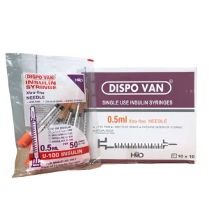 DISPOVAN Seringues à insuline 0,5ml x100