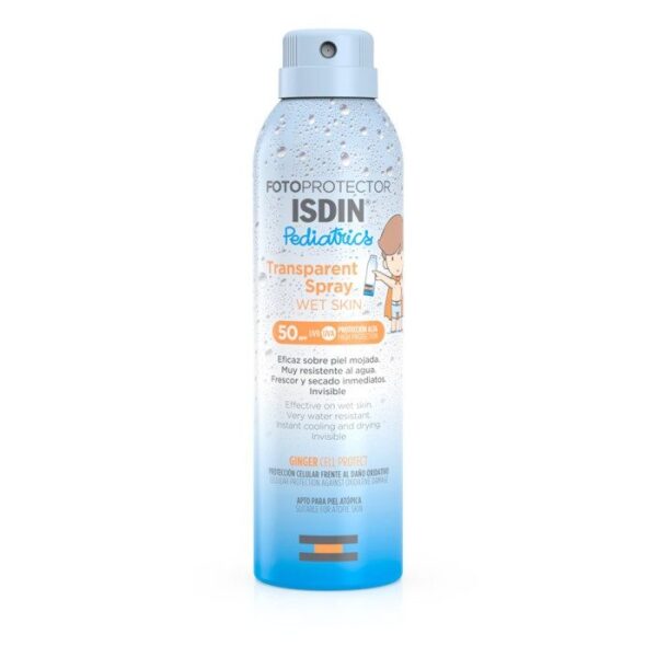 ISDIN Fotoprotecteur Spray Pédiatrique Wet Skin 250 ml
