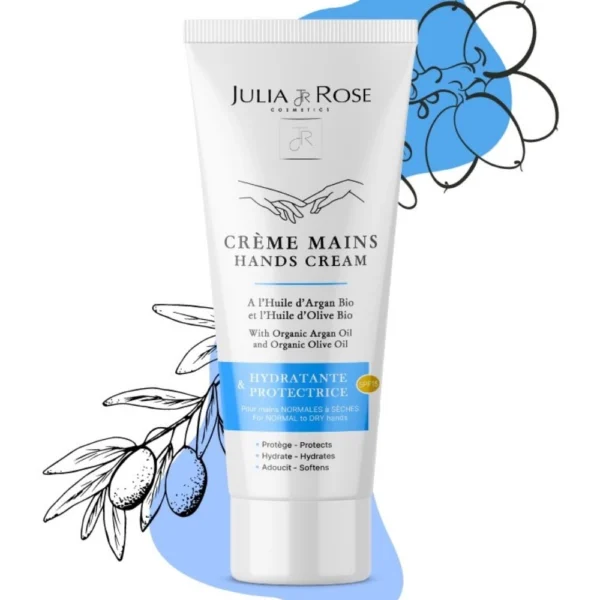 Julia & Rose Crème Mains Spf15 50ml