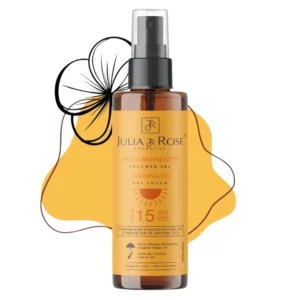 Julia & Rose Huile Bronzante Toucher Sec Spf15 120ml